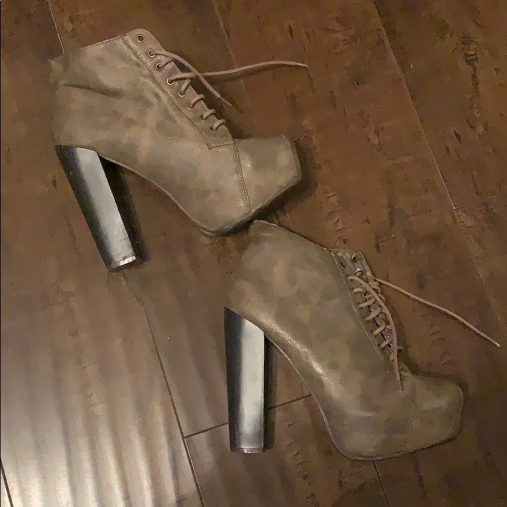 Brown booties